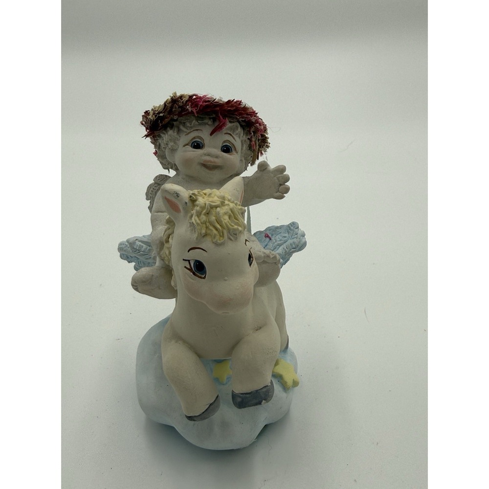 Dreamsicles Club Angel & Horse Figurine Multicolor Mixed‎ Materials 1997